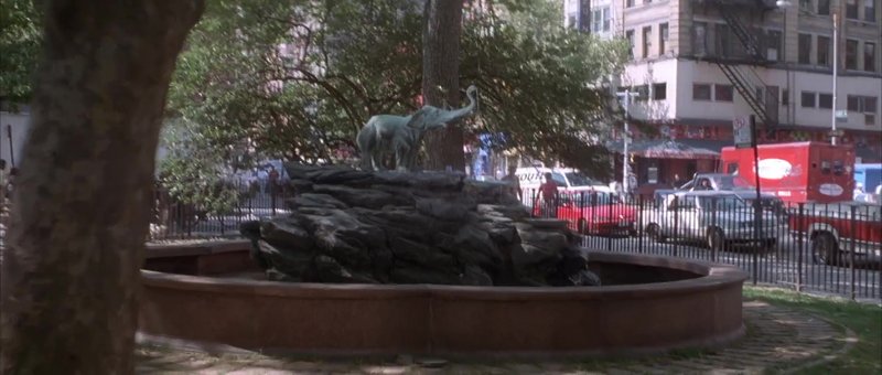 The Elephant Fountain from Die Hard With A Vengeance
