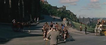 Journey to the Center of the Earth_Lindenbrook reads his paper oblivious to the pipers