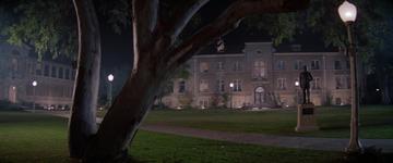 Real Genius_The campus statue