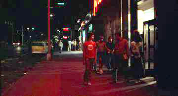 Taxi Driver_Travis and Wizard outside the Belmore Cafeteria