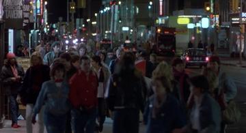 The Fly_Brundle and Tawney rush from the bar