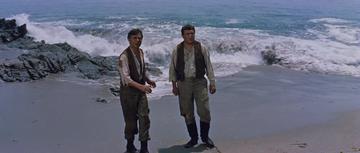 Journey to the Center of the Earth_Facing off against lizards on the beach