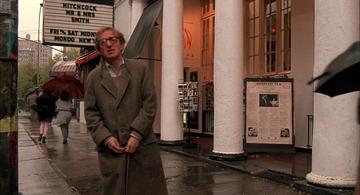 Crimes and Misdemeanors_Cliff and Jenny outsdie the cinema