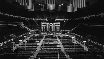 The Manchurian Candidate_The rally, interiors