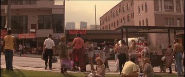 Falling Down_The bus stop