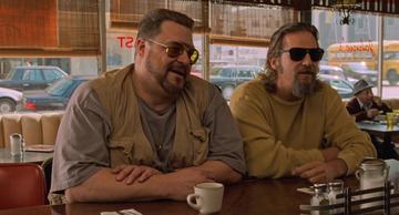 The Big Lebowski_Dude and Walter at the diner