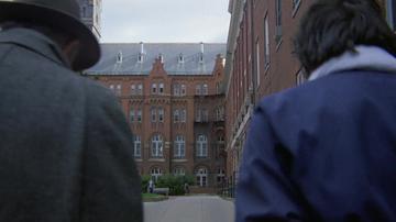 The Exorcist_Karras and Kinderman on campus