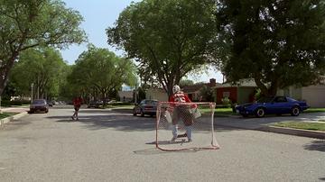 Waynes World_"Game on!" Wayne and Garth play hockey