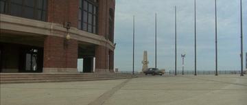 Raw Deal_Car chase on the pier